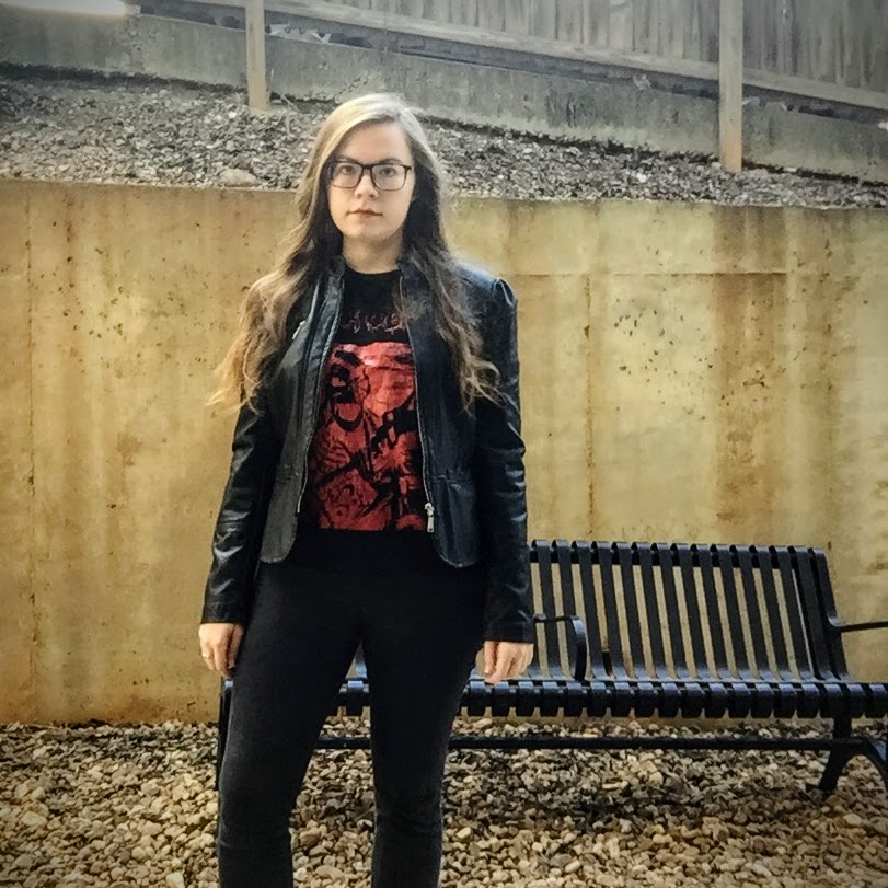 Band Shirt, Black Jeans, & Faux-Leather Jacket - Raine In ... (665 x 665 Pixel)